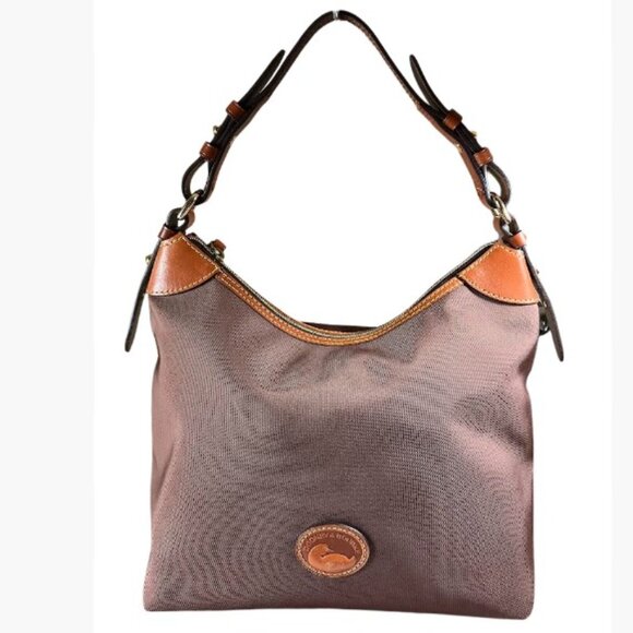Dooney & Bourke Handbags - Dooney & Bourke Erika Nylon Hobo Shoulder Bag EUC